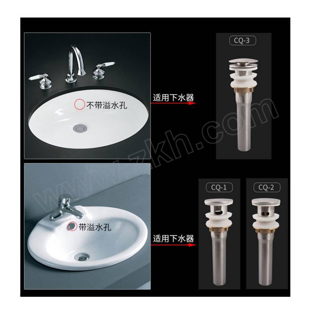 Copper Alloy Flip Plate Bathroom Sink Drain, 1.5-2 Inch, Pkg Qty 100